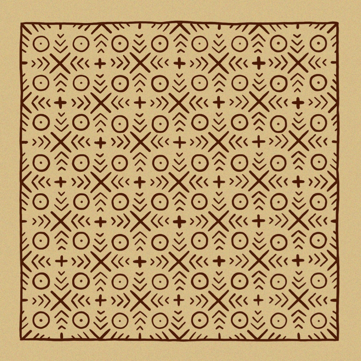 Mud Cloth XOXO