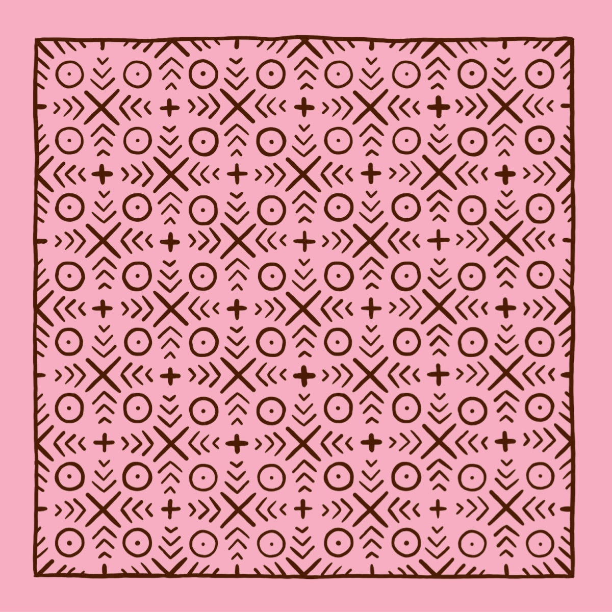 Mud Cloth XOXO