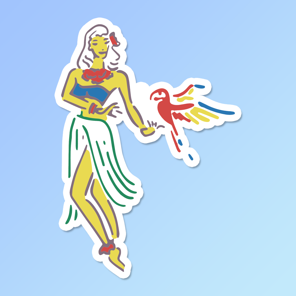 Aloha Sticker