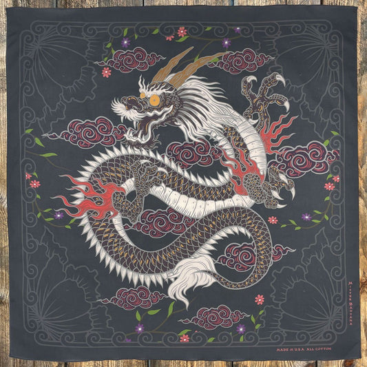 Dragon Ferox - SILKY Grande 27" Bandana