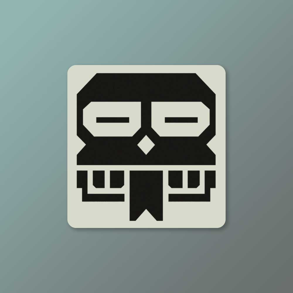 Estoy Muerto Skull Sticker