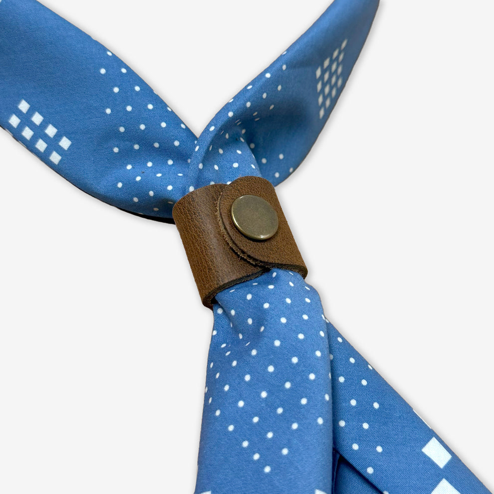 Purse String Woggle Bison Leather Scout Woggle - Made in the USA – Mister Bandana