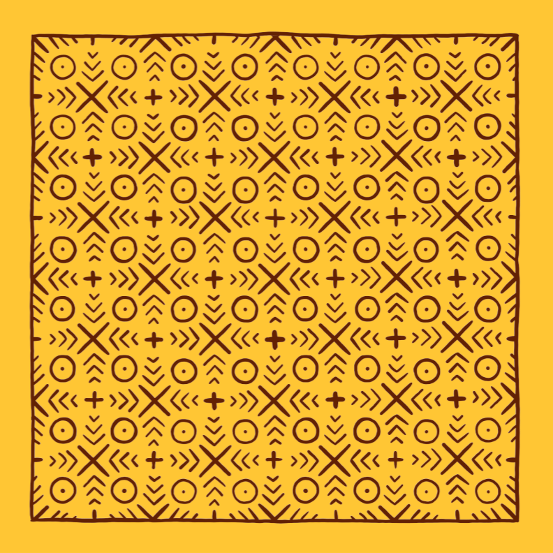 Mud Cloth XOXO