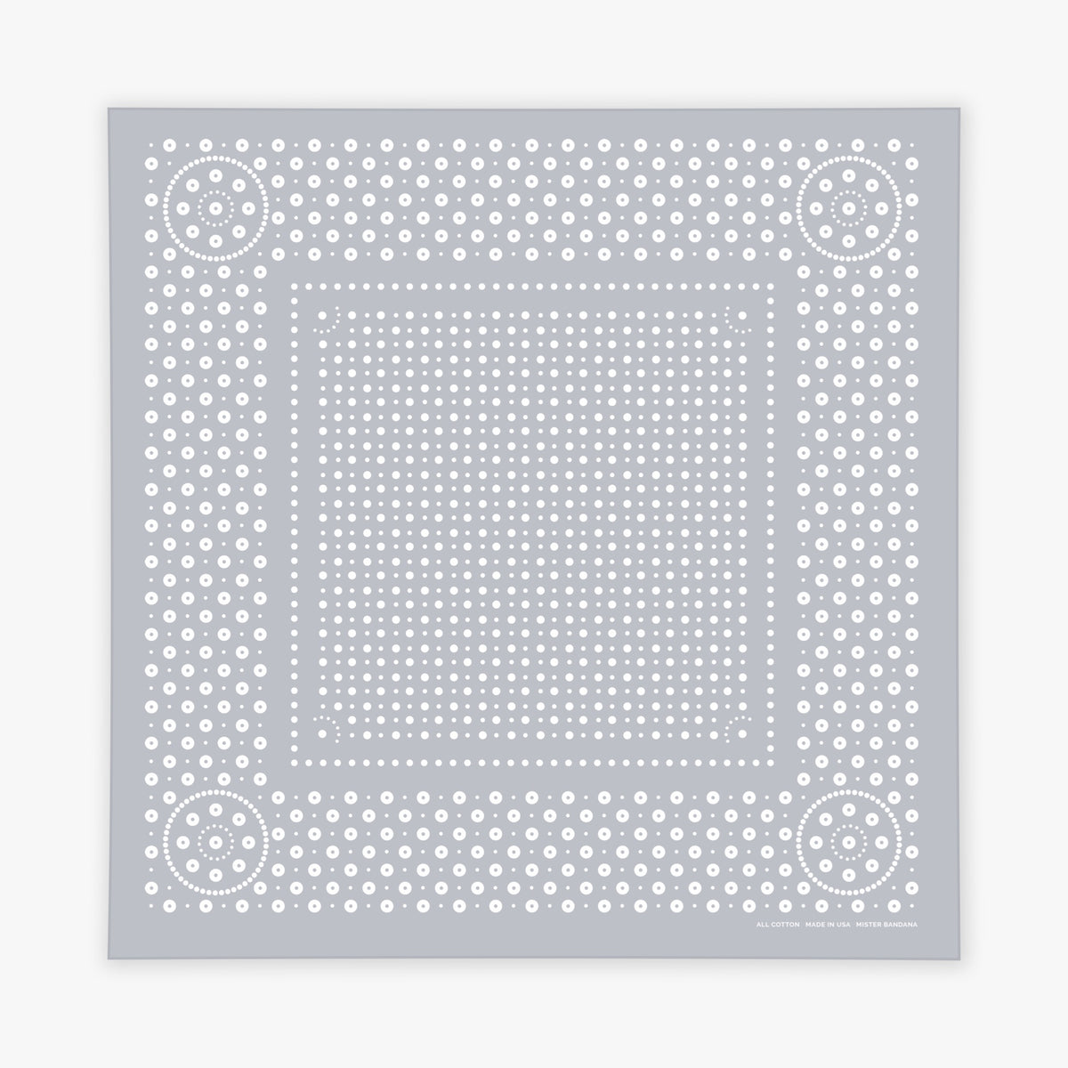 Rivet bandana in Gray