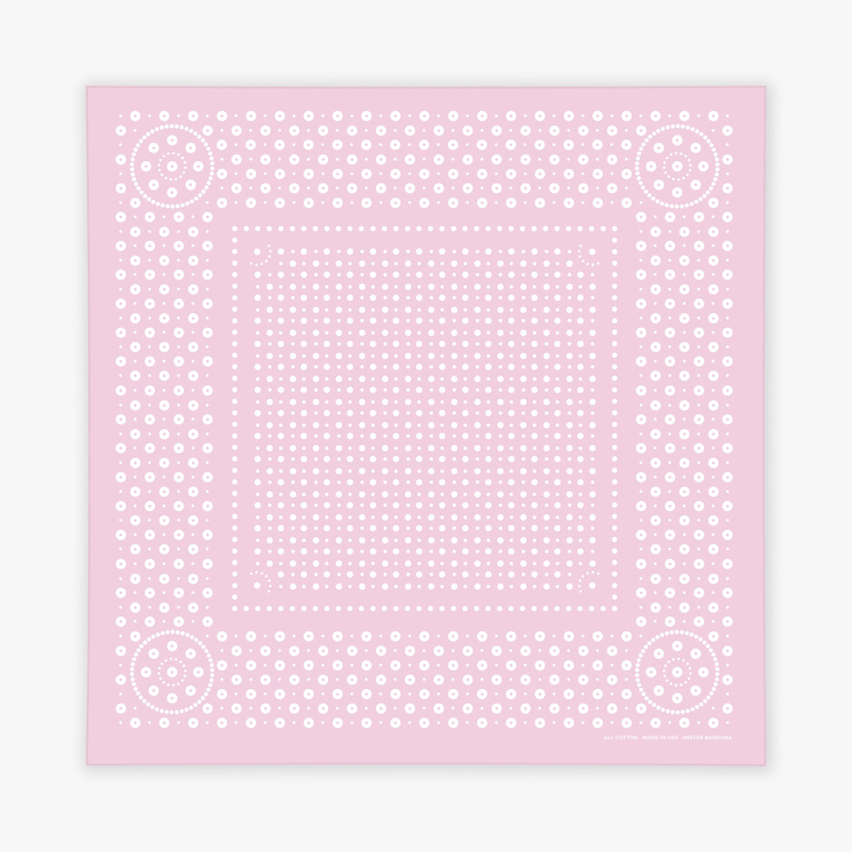 Rivet bandana in Light Pink