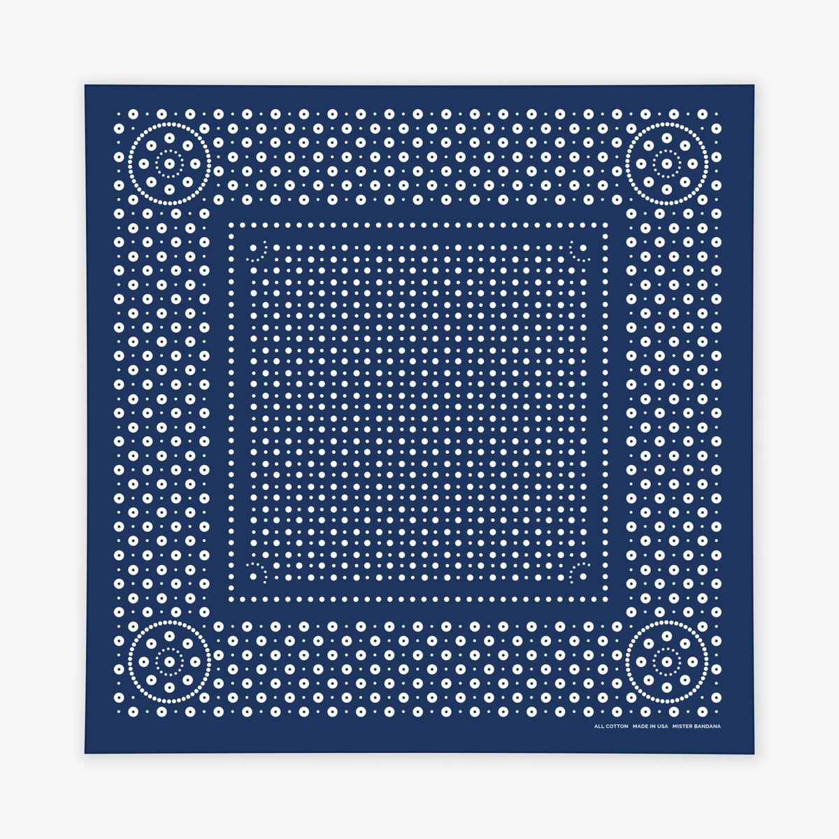 Rivet bandana in Navy