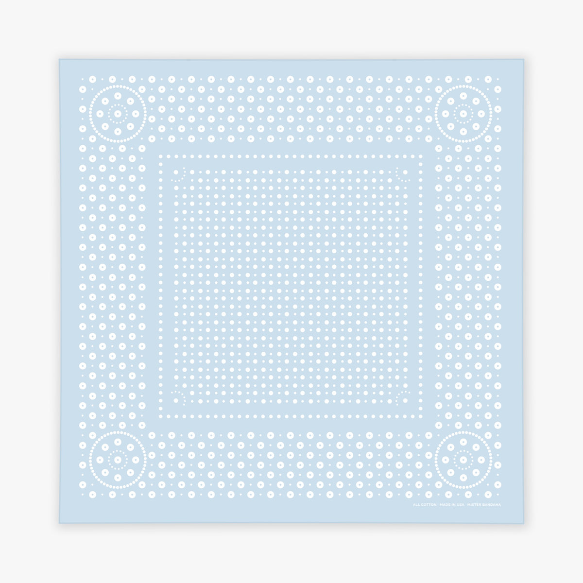 Rivet bandana in Sky Blue