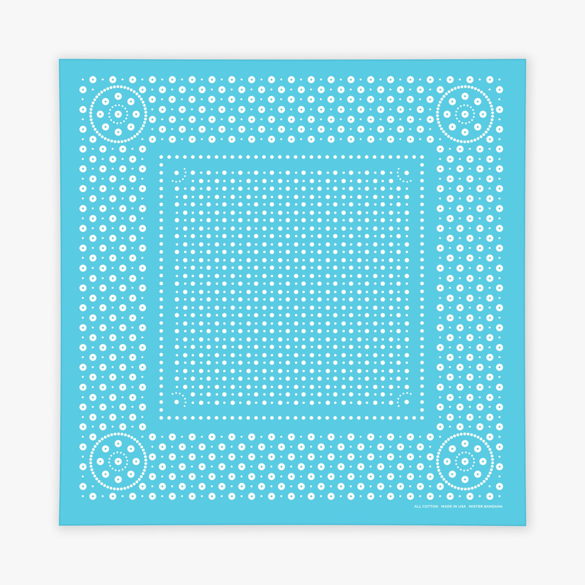 Rivet bandana in Turquoise