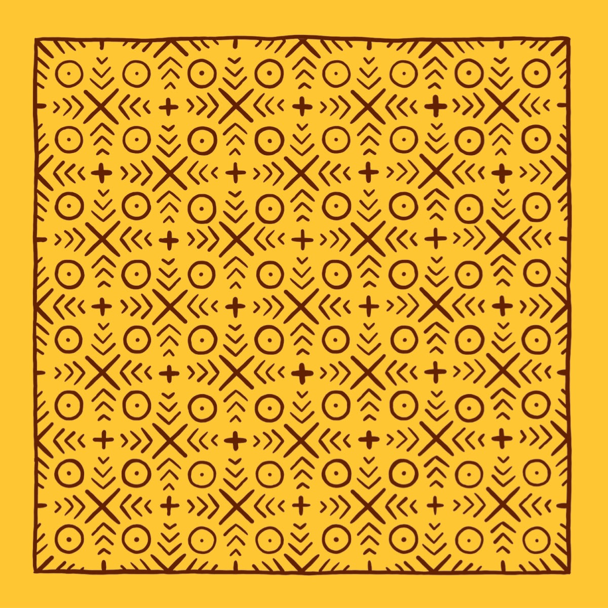 Mud Cloth XOXO