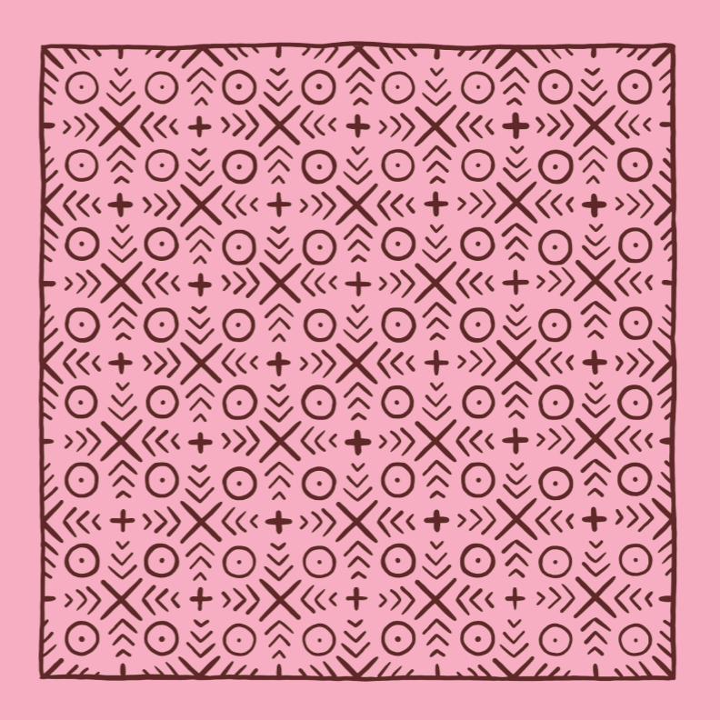Mud Cloth XOXO