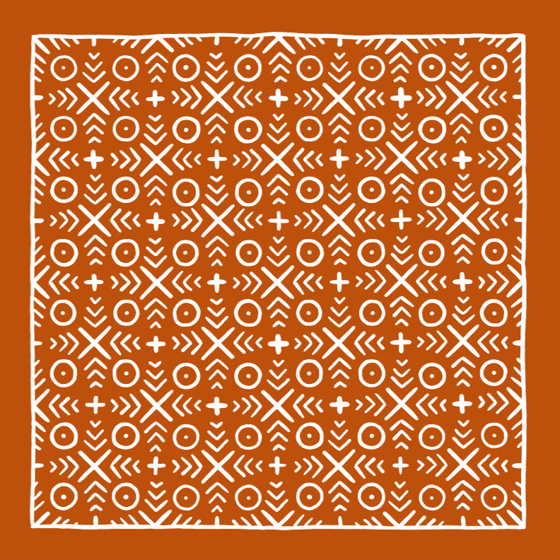 Mud Cloth XOXO