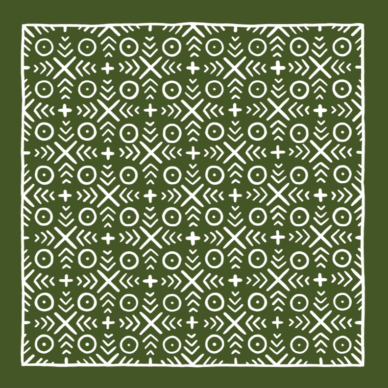 Mud Cloth XOXO