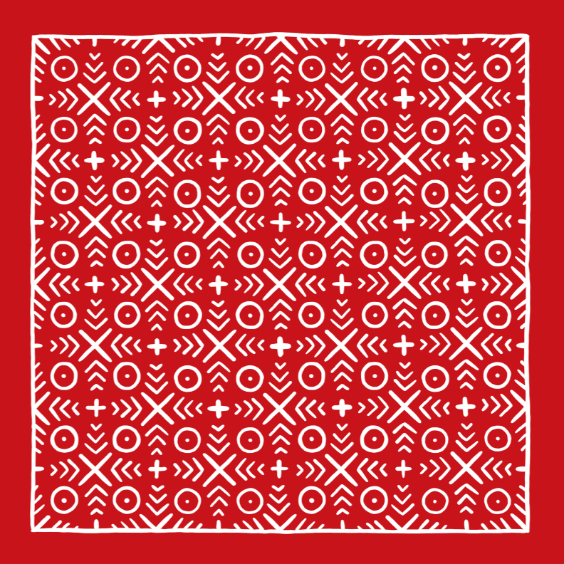 Mud Cloth XOXO