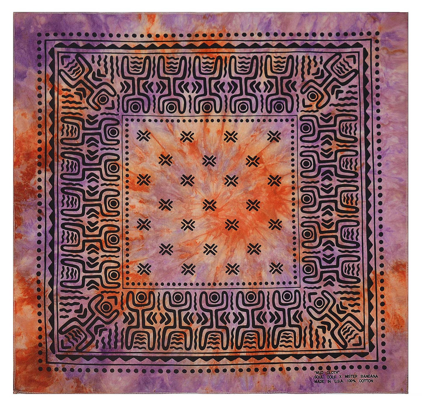 Mud Cloth Tie Dye Bandanas