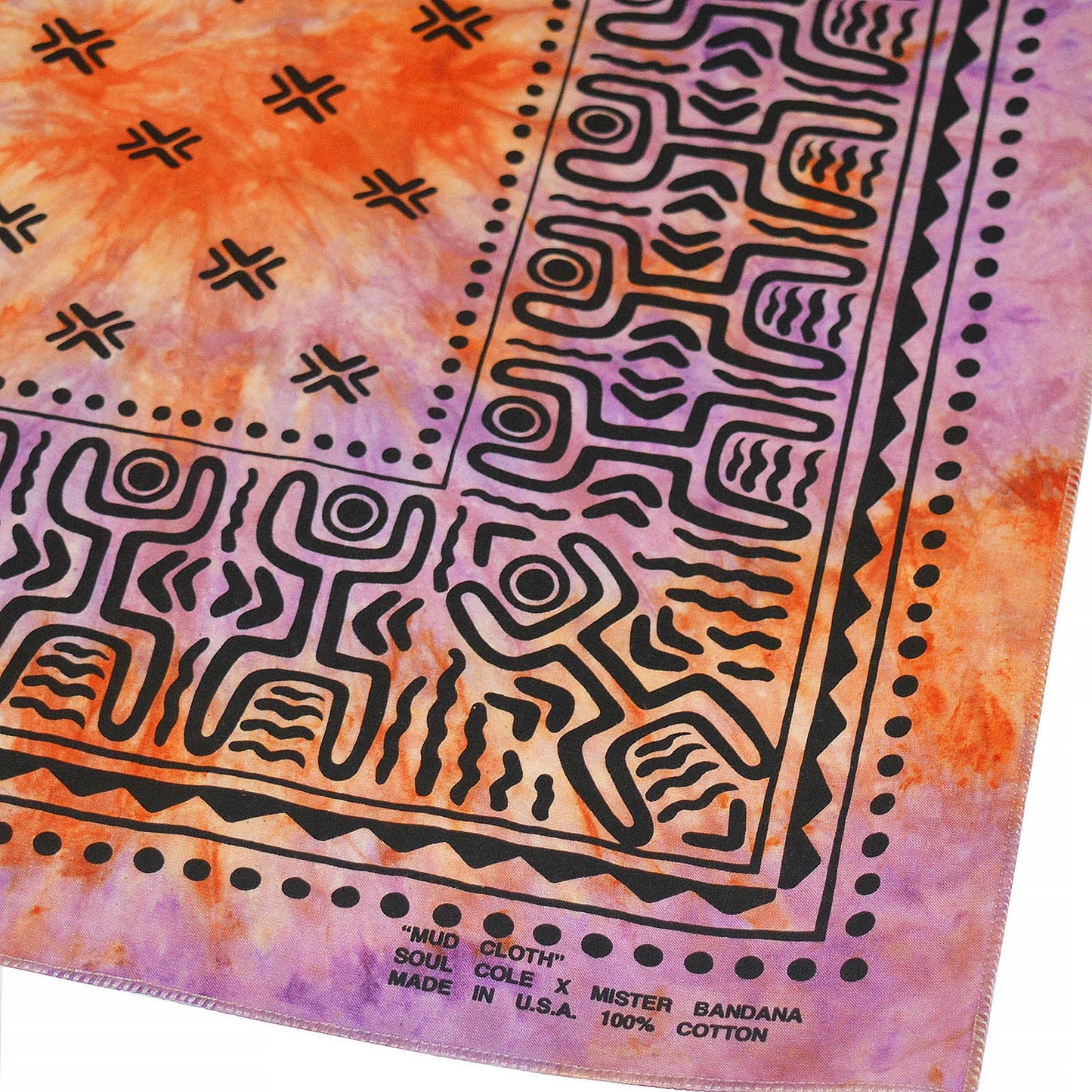 Mud Cloth Tie Dye Bandanas