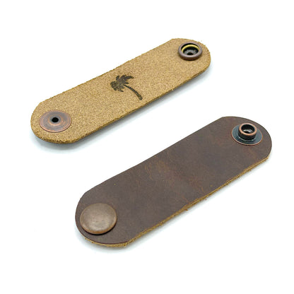 The Bison Leather Scout Woggle. A woggle (or slide) is used by scouts to clasp their bandanas or neckerchiefs, dating back to the 1920s. Mister Bandana is excited to present our version of the woggle, custom made by our friends at Coleman’s Haberdashery in Steamboat Springs, CO. Hand-crafted in Colorado from full-grain American bison leather. 