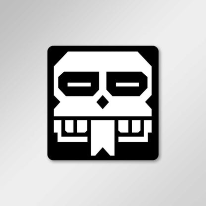 Estoy Muerto Skull Sticker