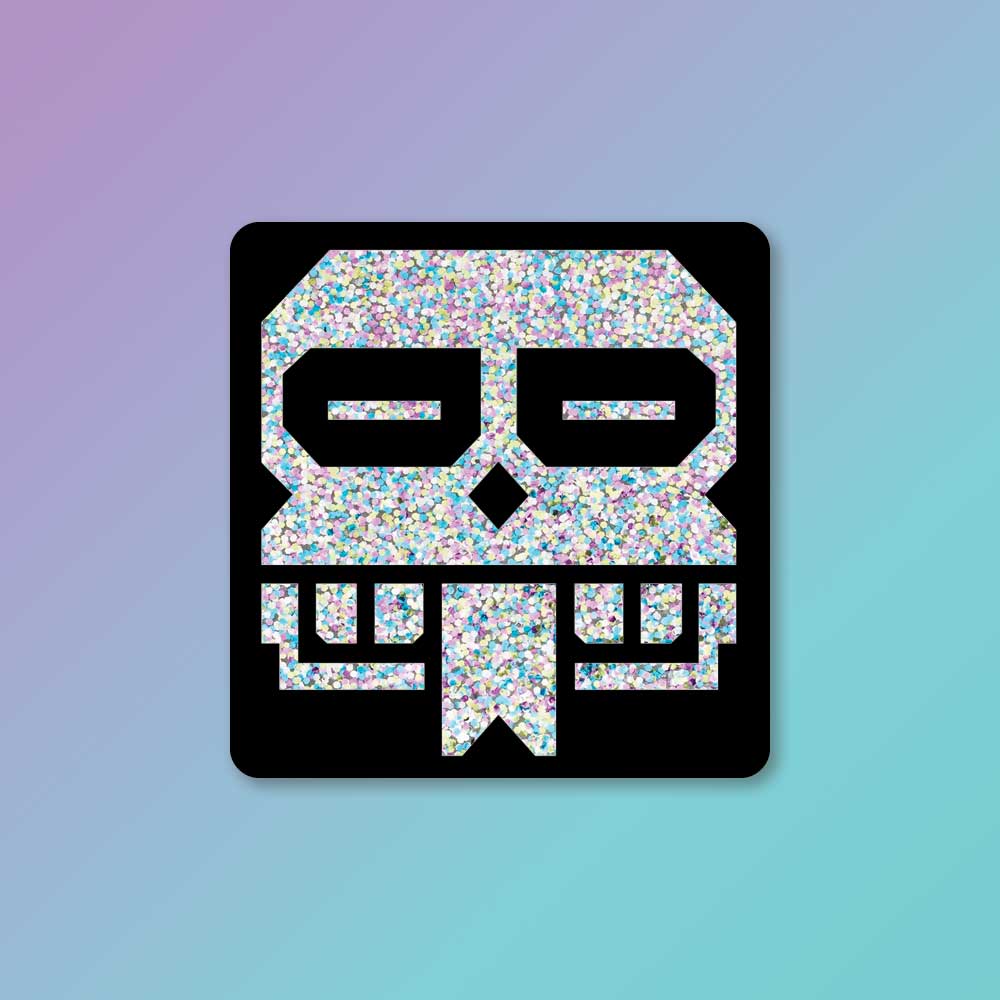 Estoy Muerto Skull Sticker