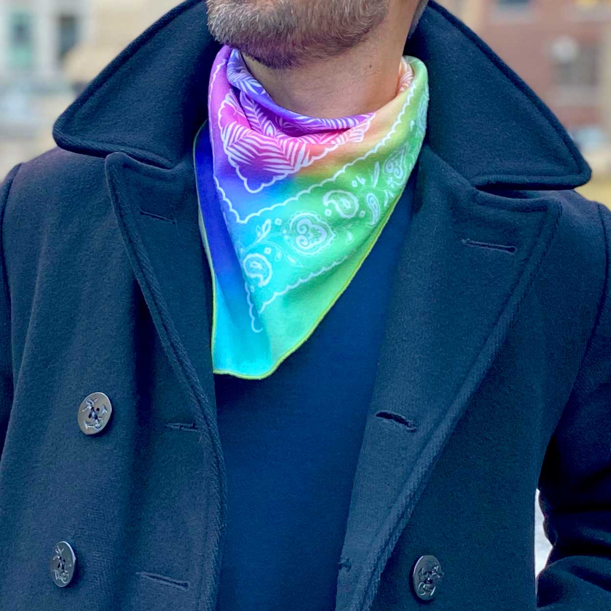 ICE STORM - Mai Tai Dye bandana