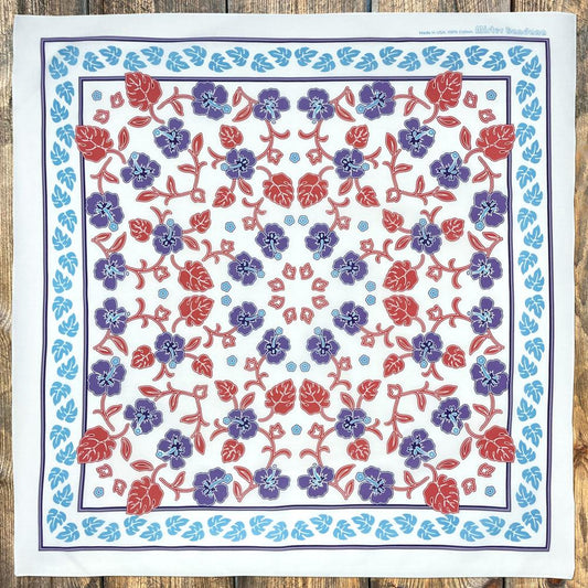 Midsommar White - SILKY Grande 27" Bandana