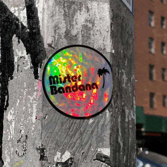 Mister Bandana Sticker Decorative Stickers