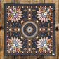 Feel the eclipse: inspired by traditional Native American beadwork of the Southwest. 